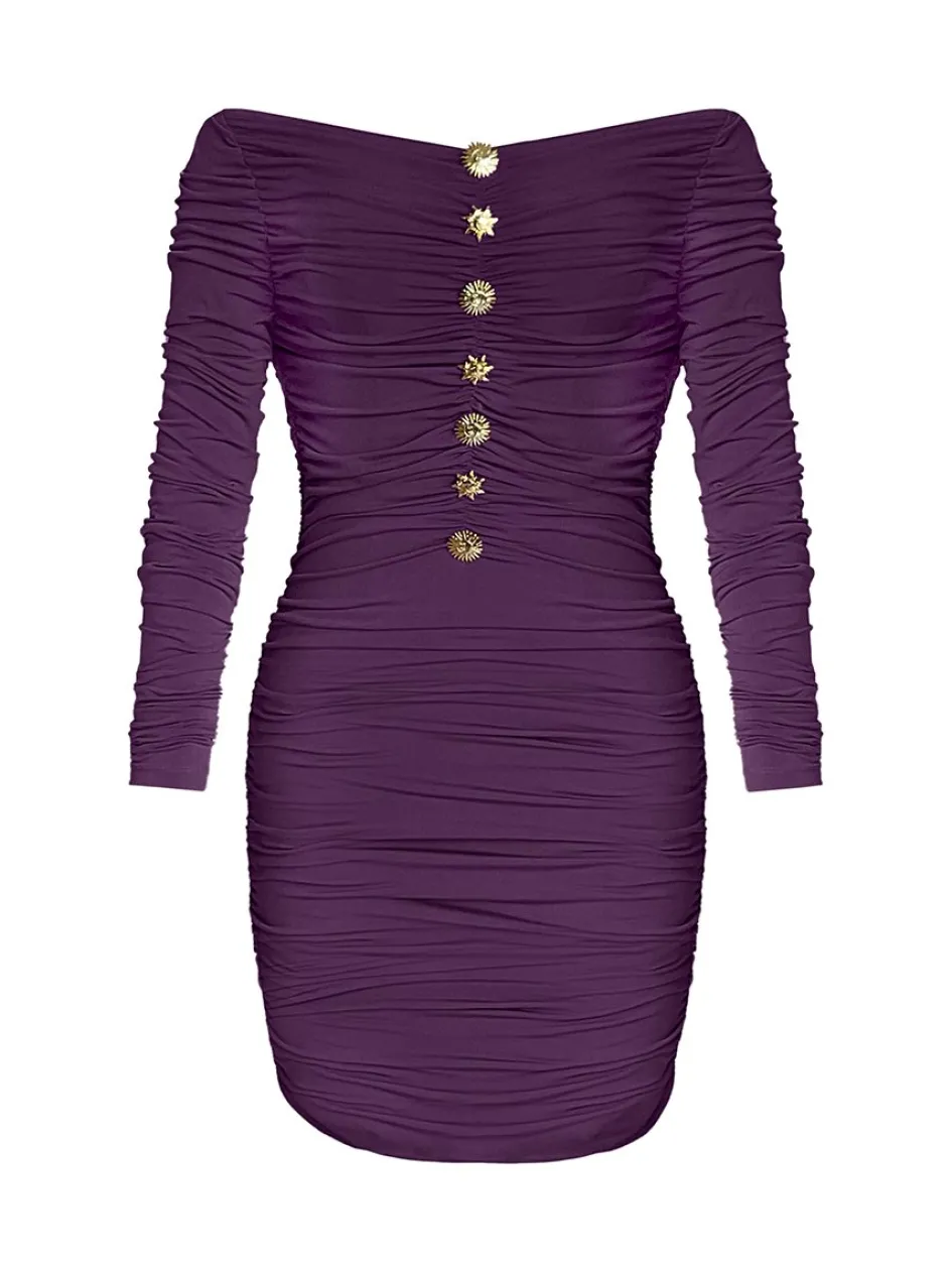 Gigii's Mini Dresses | Alegra Dress - Bright Purple