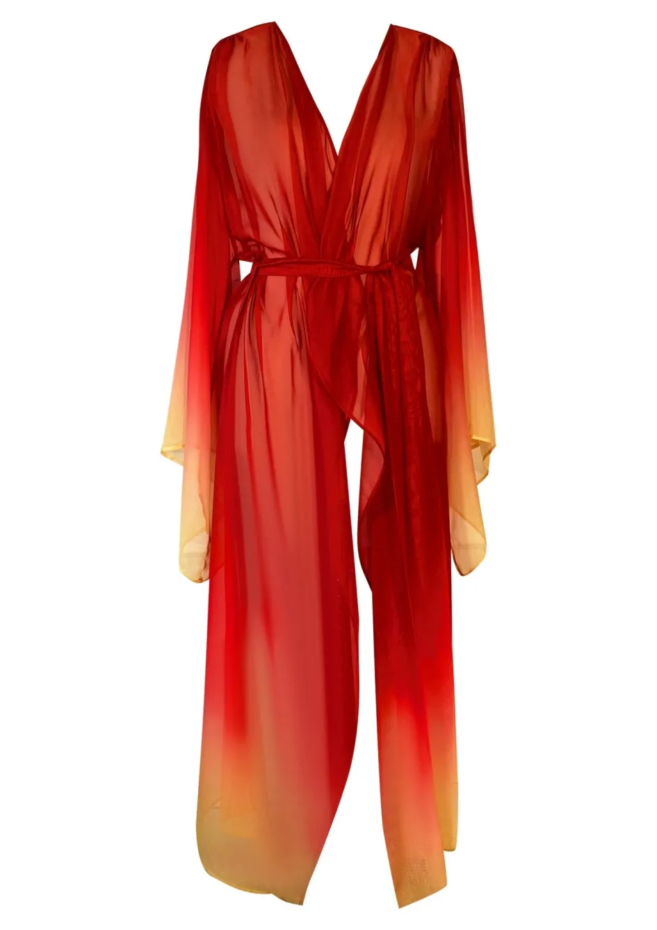 aloha_beach_kaftan__sunset_2.webp Gigii's Patterned Dresses | Beachwear | Aloha Beach Kaftan - Sunset