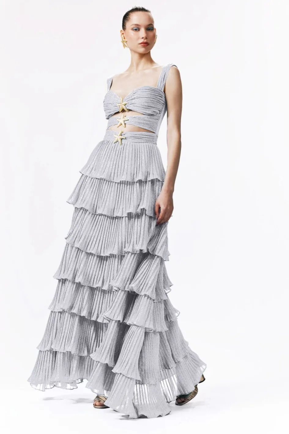 Gigii's Maxi Dresses | Dresses | Devin Mermaid - Silver