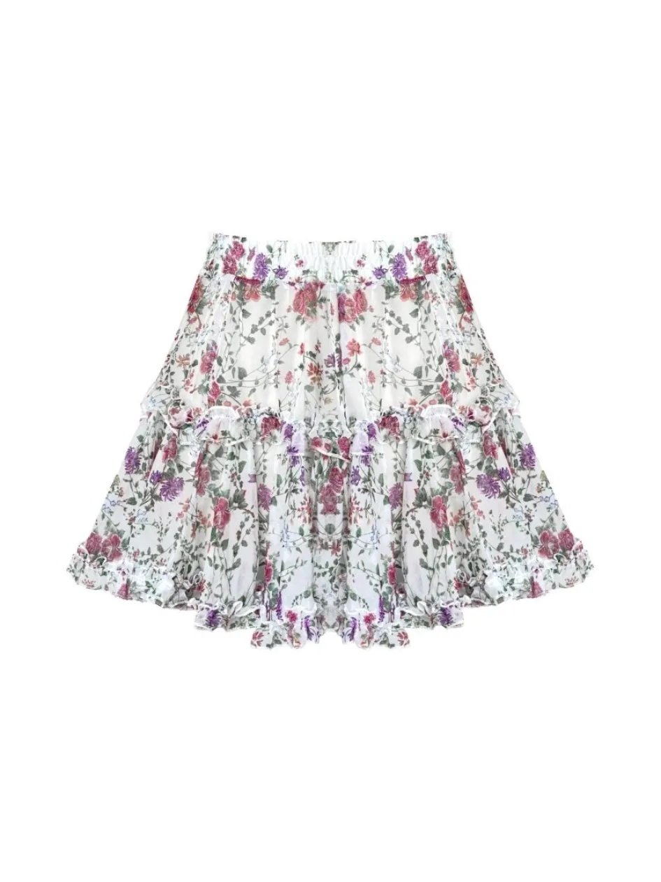 Gigii's Beachwear | Helena Skirt -Flowers