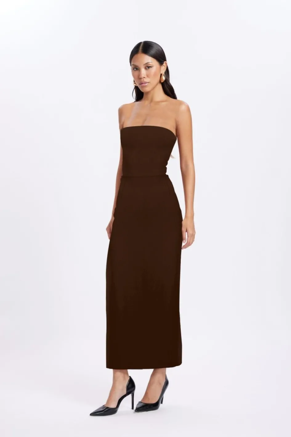 Gigii's Midi Dresses | Hola Dress - Brown