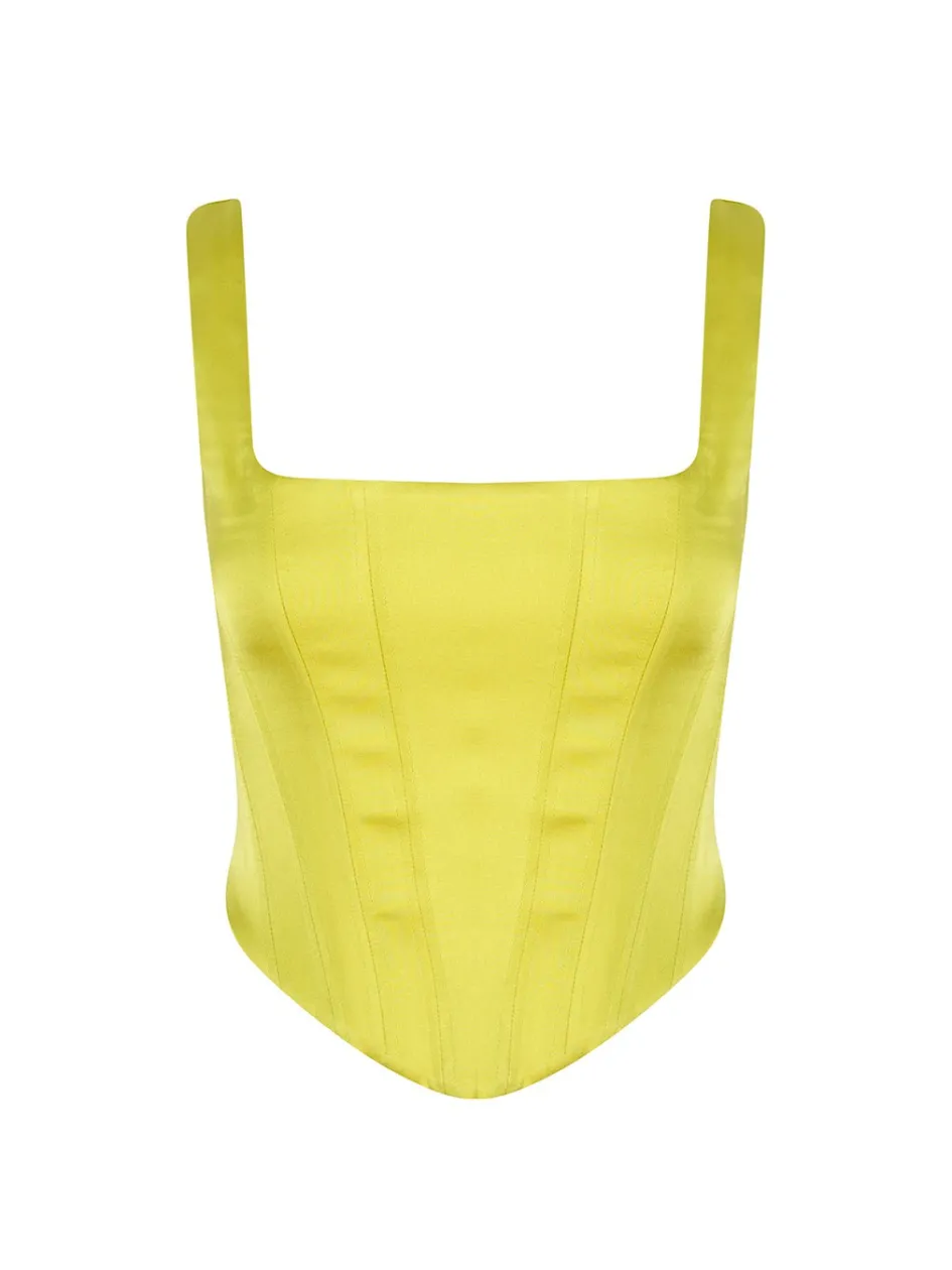 Gigii's Suits | Bustiers | Isadora Bustier - Yellow