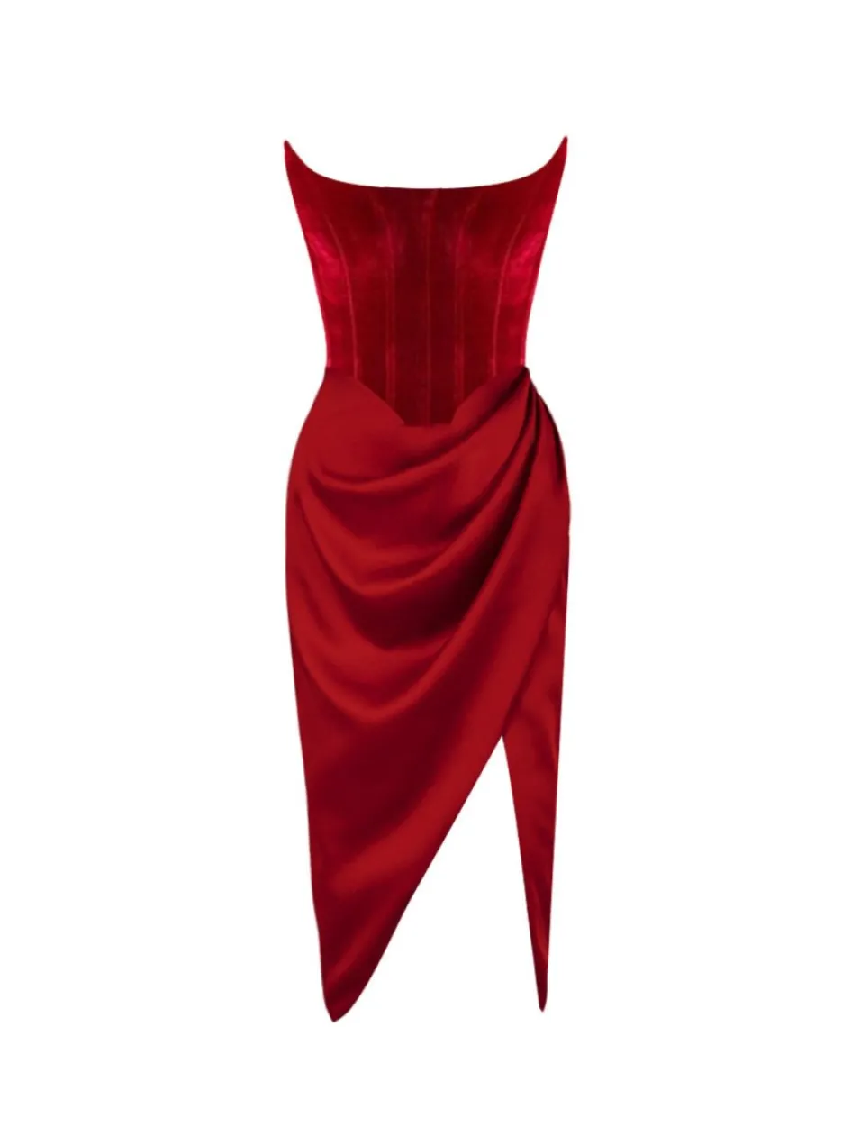 Gigii's Midi Dresses | Jessica Dress - Red