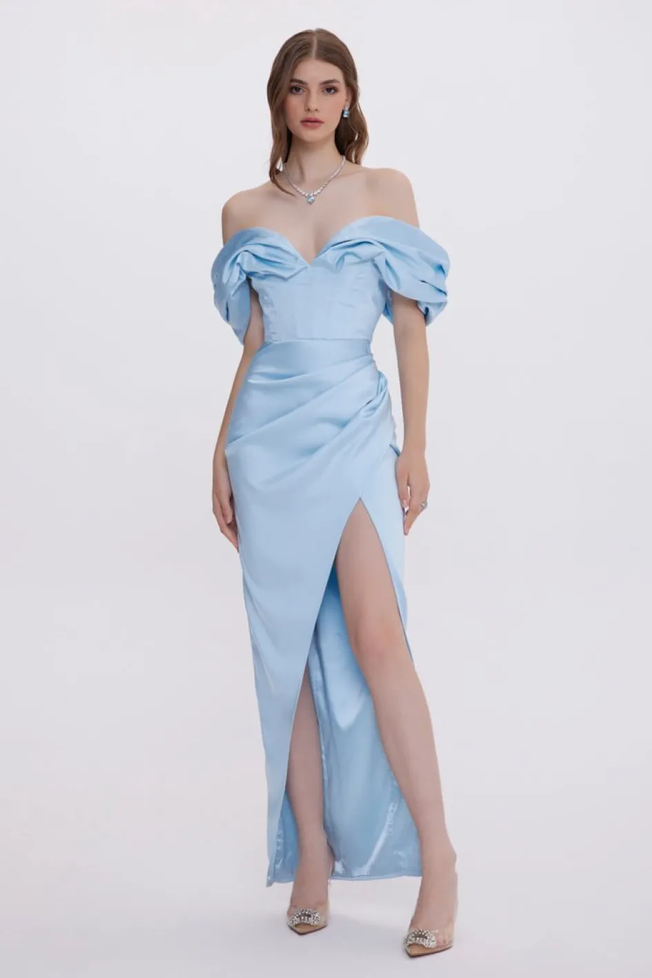Gigii's Dresses | Midi Dresses | Laura Long Dress - Blue