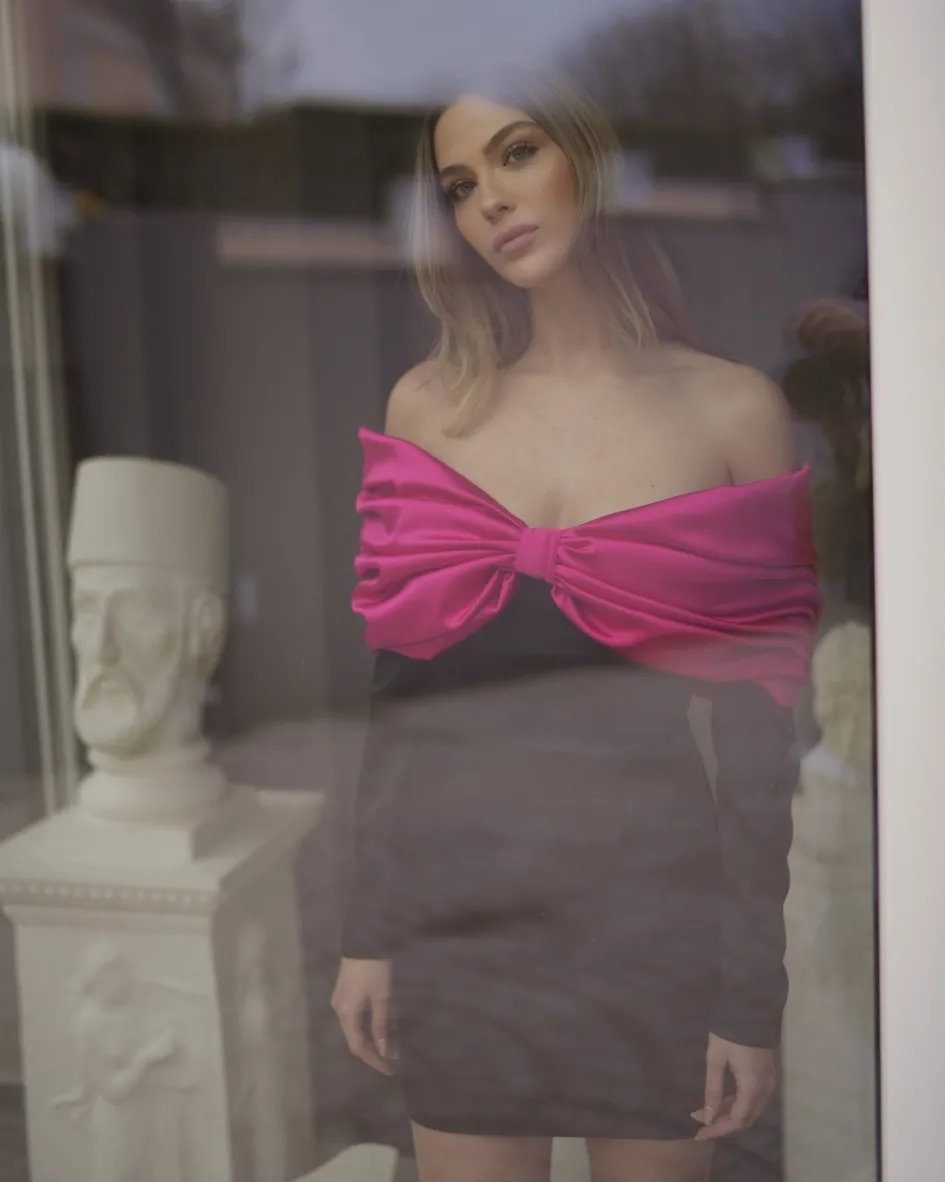 Gigii's Mini Dresses | Dresses | Lavinya Dress - Black Magenta