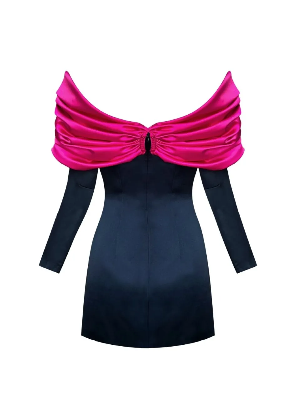 lavinya_dress__black_magenta_2.webp Gigii's Mini Dresses | Dresses | Lavinya Dress - Black Magenta