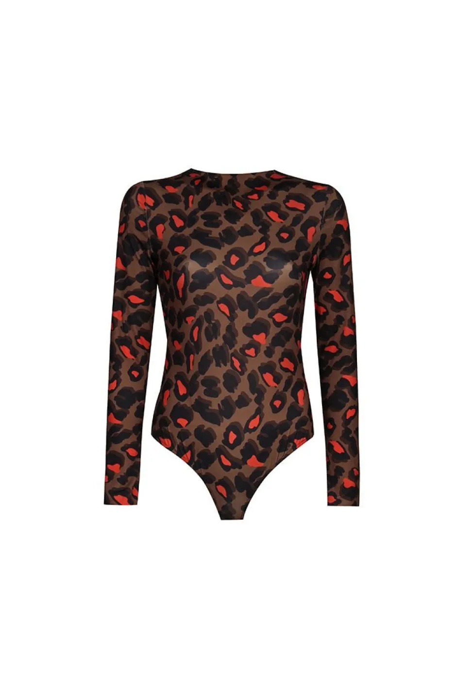 Gigii's Bodys | Patterned Dresses | Leopard Print Body - Brown Red