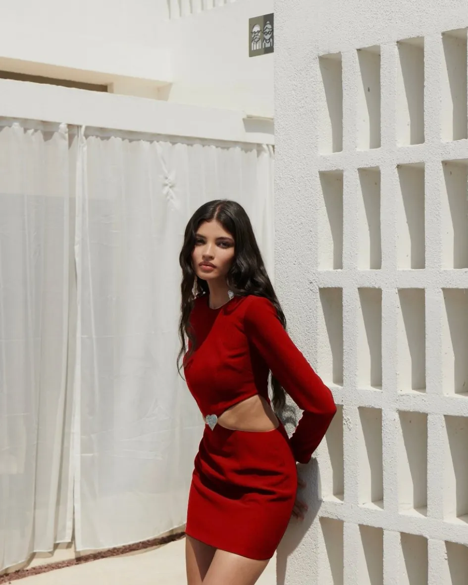 Gigii's Mini Dresses | Marcella Dress - Red