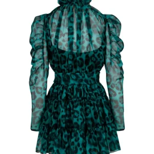 Gigii's Patterned Dresses | Mini Dresses | Molly Dress - Green