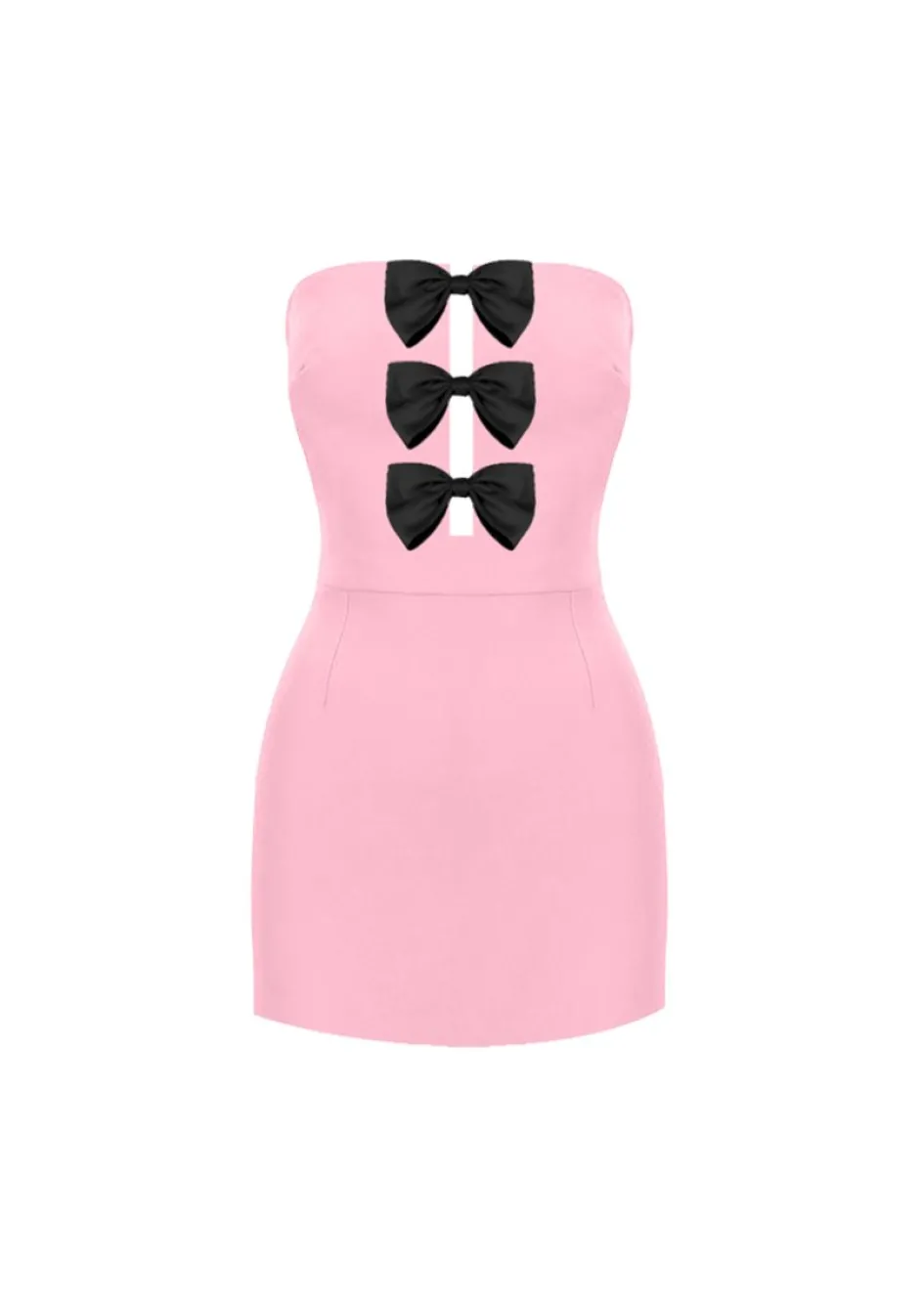 Gigii's Mini Dresses | PINKY BOW DRESS