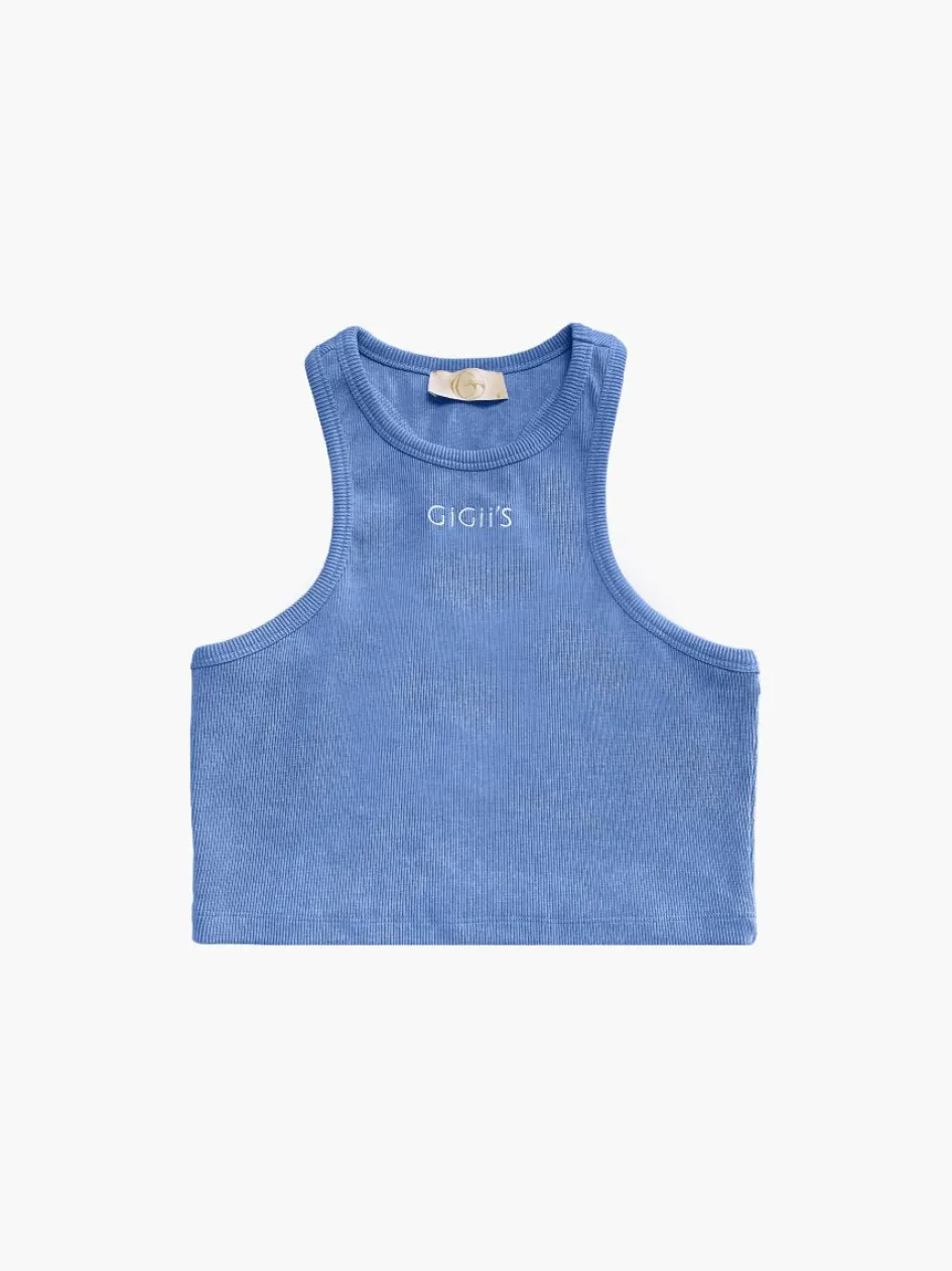 Gigii's Activewear | Street Smart | Soho Crop Tank - Blue