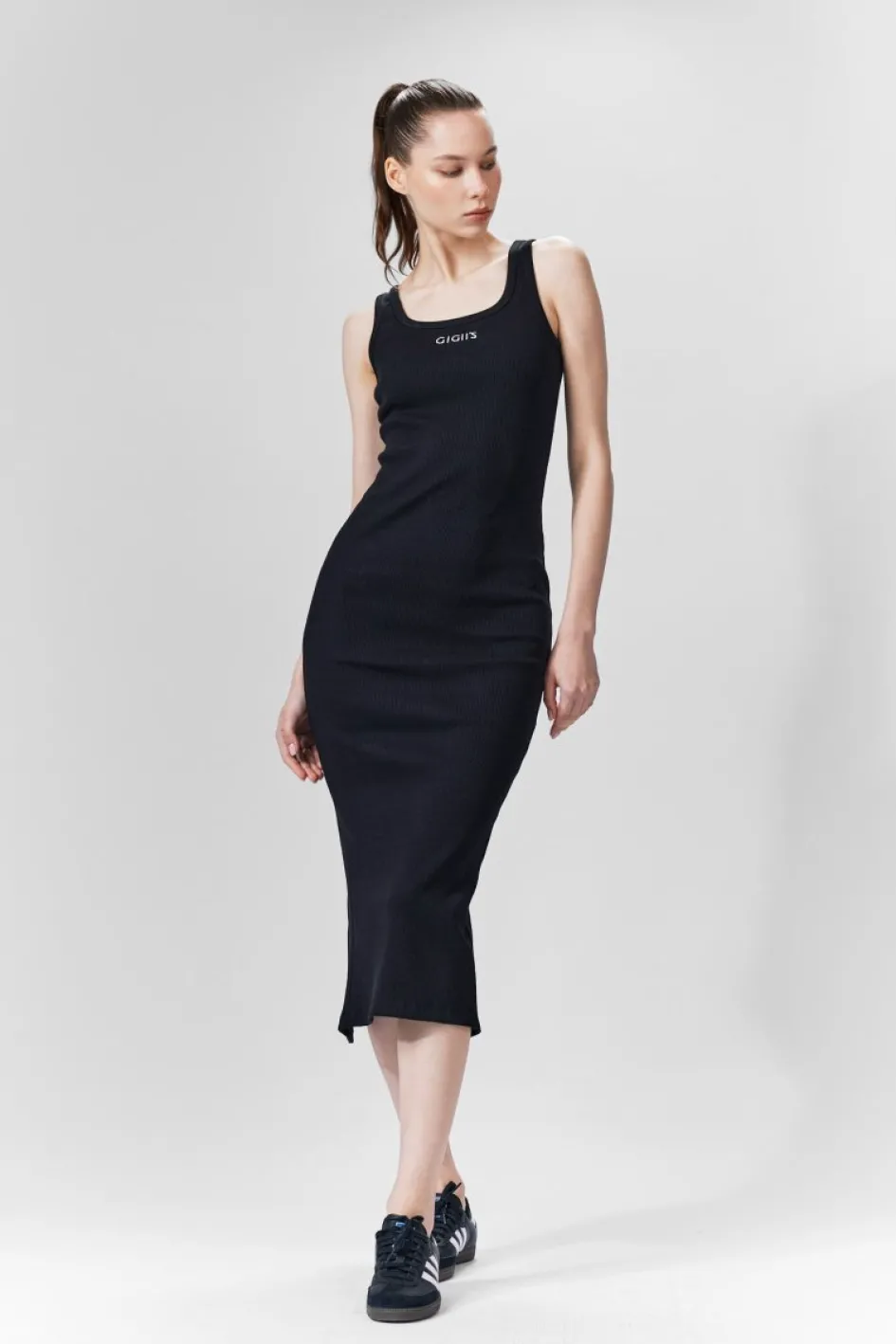 Gigii's Midi Dresses | Activewear | Soho Midi Dress - Black