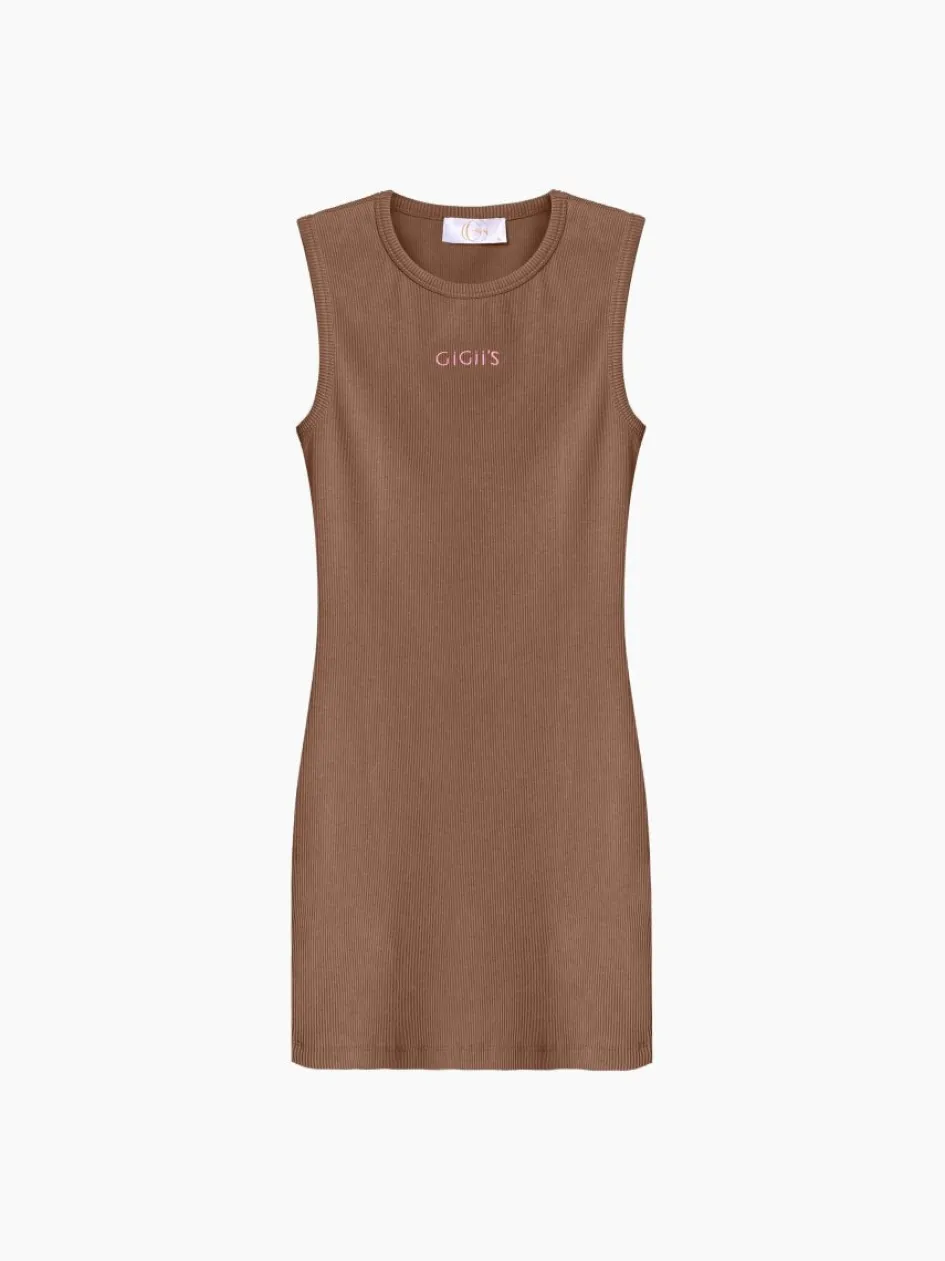 Gigii's Activewear | Street Smart | Soho Mini Dress -Brown