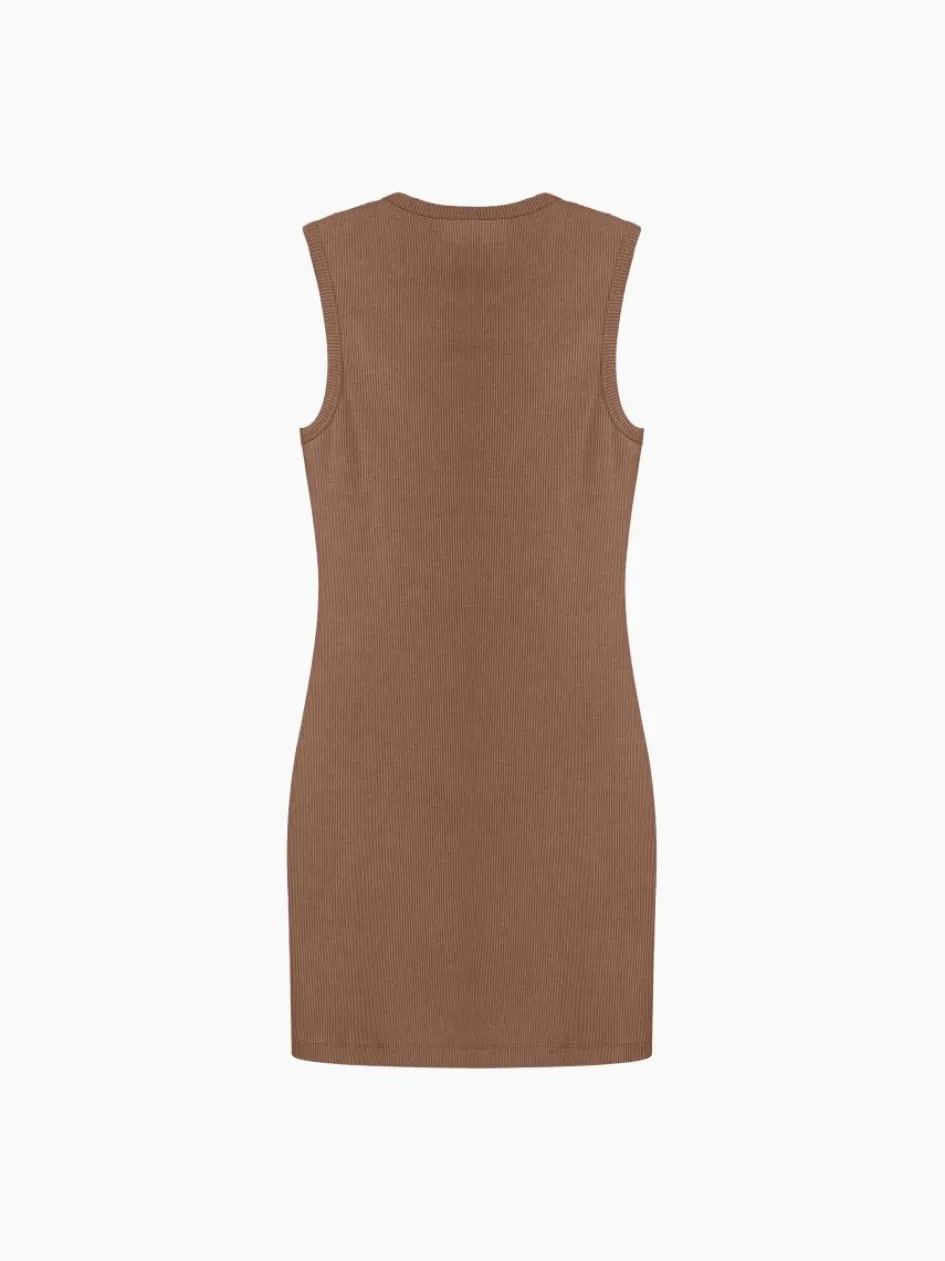 Gigii's Activewear | Street Smart | Soho Mini Dress -Brown
