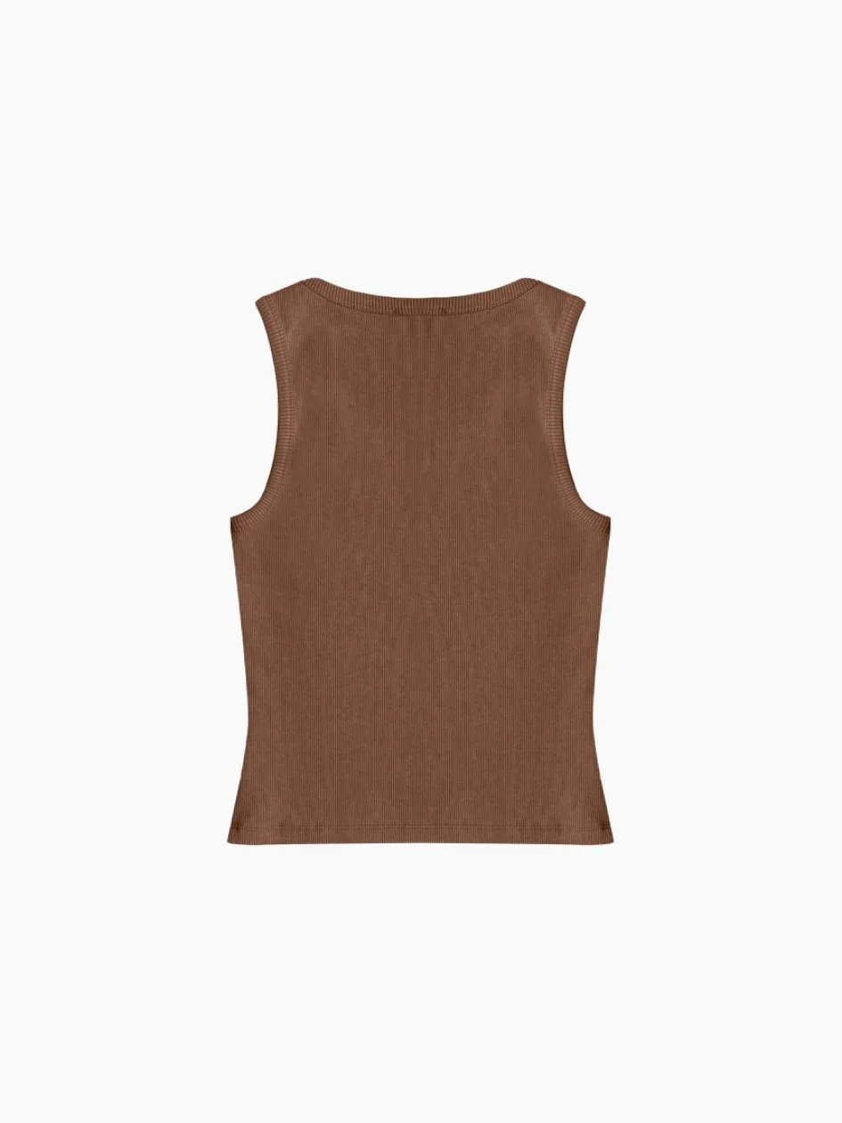 Gigii's Activewear | Street Smart | Soho Tank Top - Brown