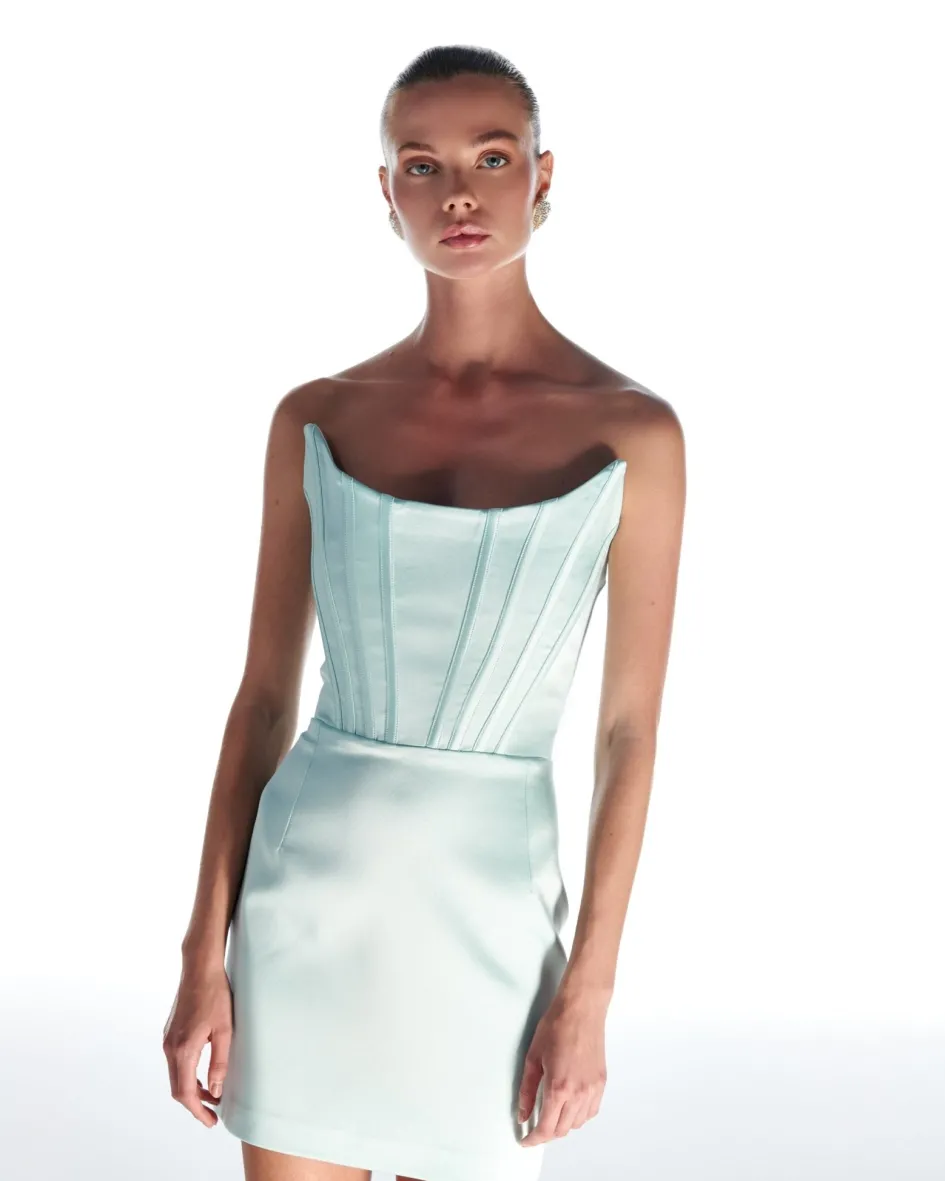 st_moriz_corset_dress__mint_2.webp Gigii's Mini Dresses | St Moriz Corset Dress - Mint